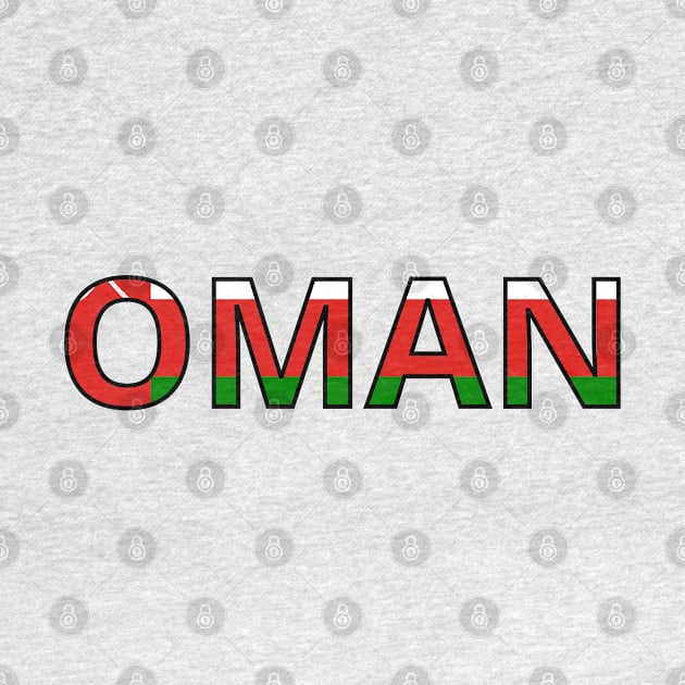 Drapeau Oman by Pixelforma